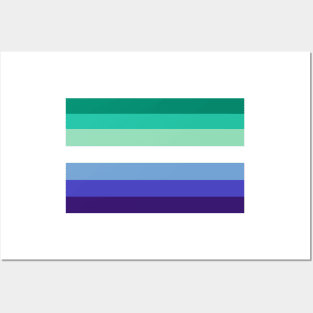 Gay Men Pride Flag Posters and Art